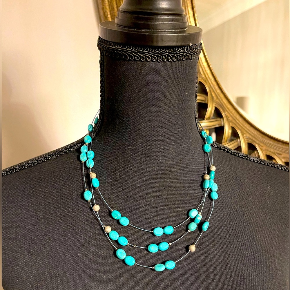 3 layer fashion necklace